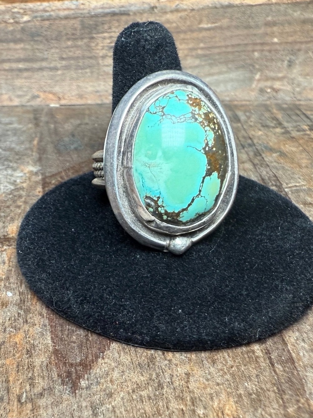 Turquoise Statement Ring in Blue-Green by